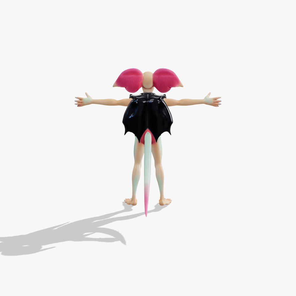 Alien Creature with Vest Model Pack